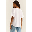 Z Supply Monterey Slub Tee in White - Addison West 