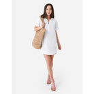 Z Supply Talia Gauze Mini Dress in White - Addison West 