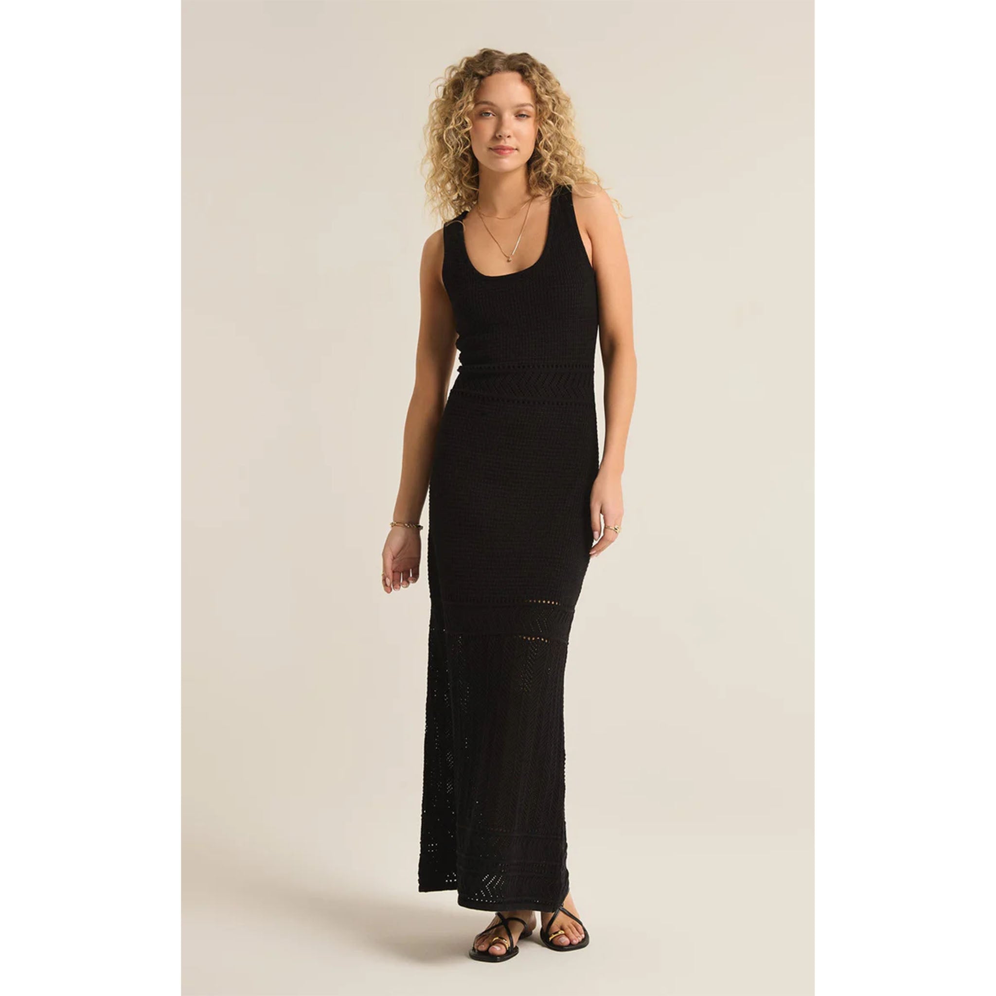 Z Supply Tarelle Maxi Dress in Black - Addison West 