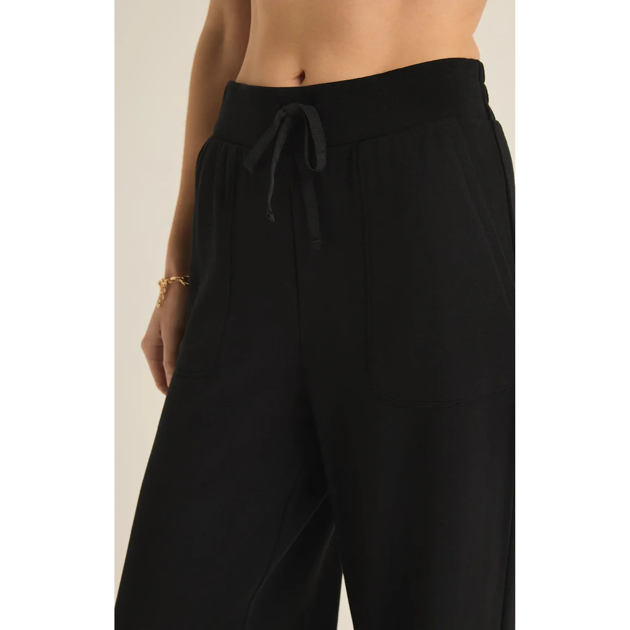 Z Supply Layover Pant in Black - Addison West 