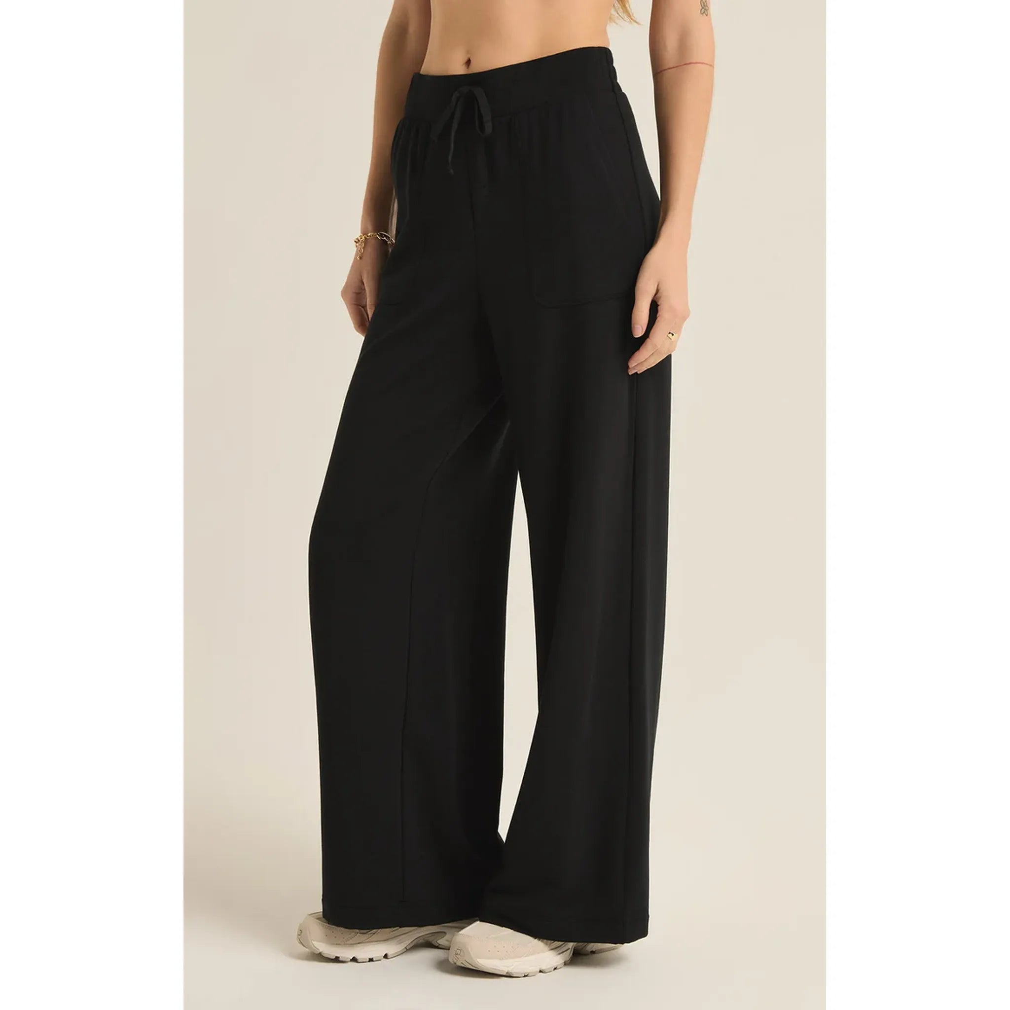 Z Supply Layover Pant in Black - Addison West 