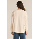 Z Supply Replay Sweatshirt in Sea Salt - Addison West 