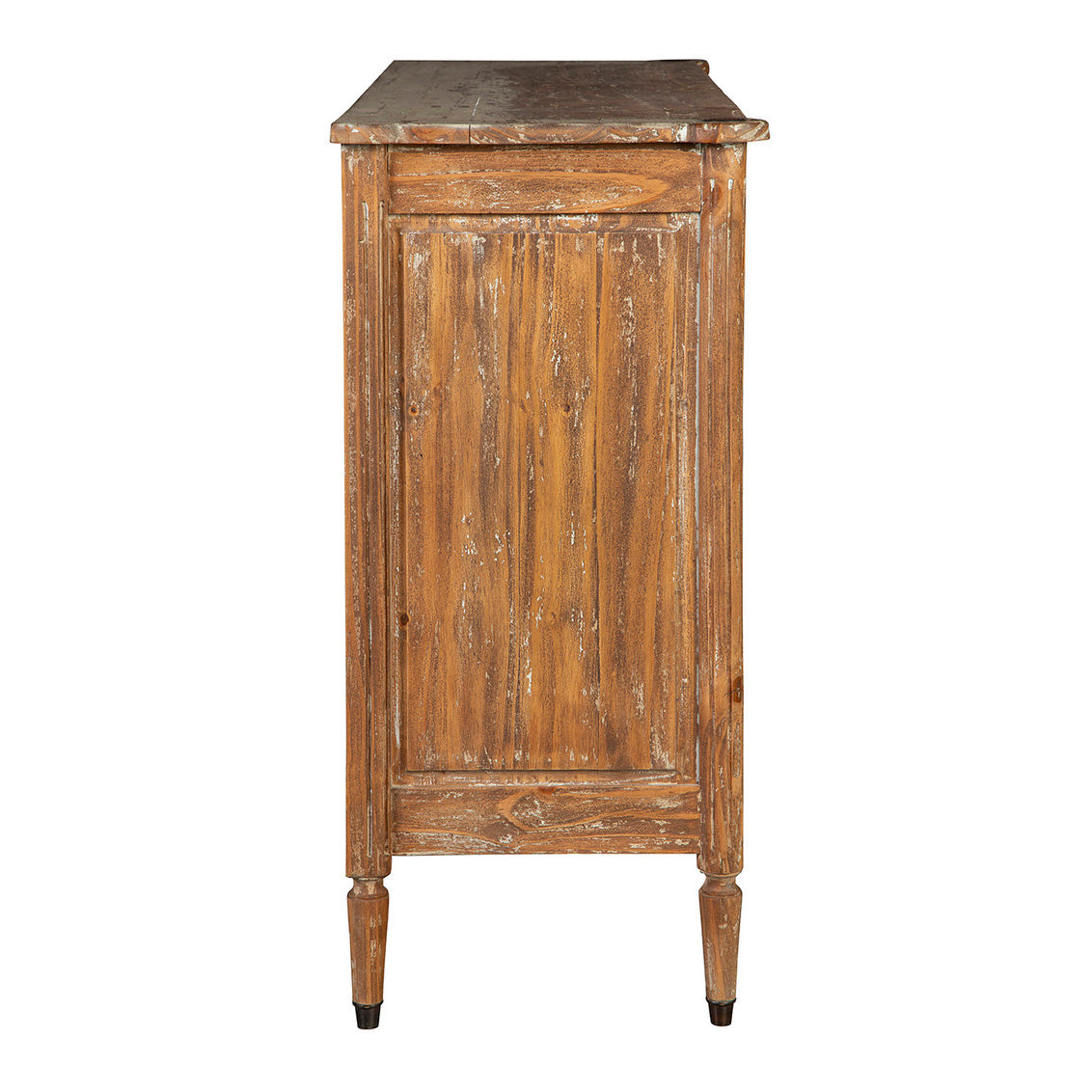 Mason Reclaimed Mahogany Cabinet on a white background at Addison West