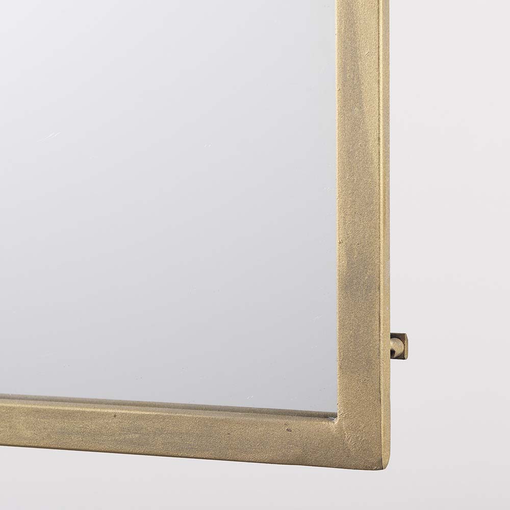 Genevieve Brushed Gold Wall Mirror - Addison West 