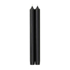 Caspari 10" Crown Candle Pair in Black - Addison West 