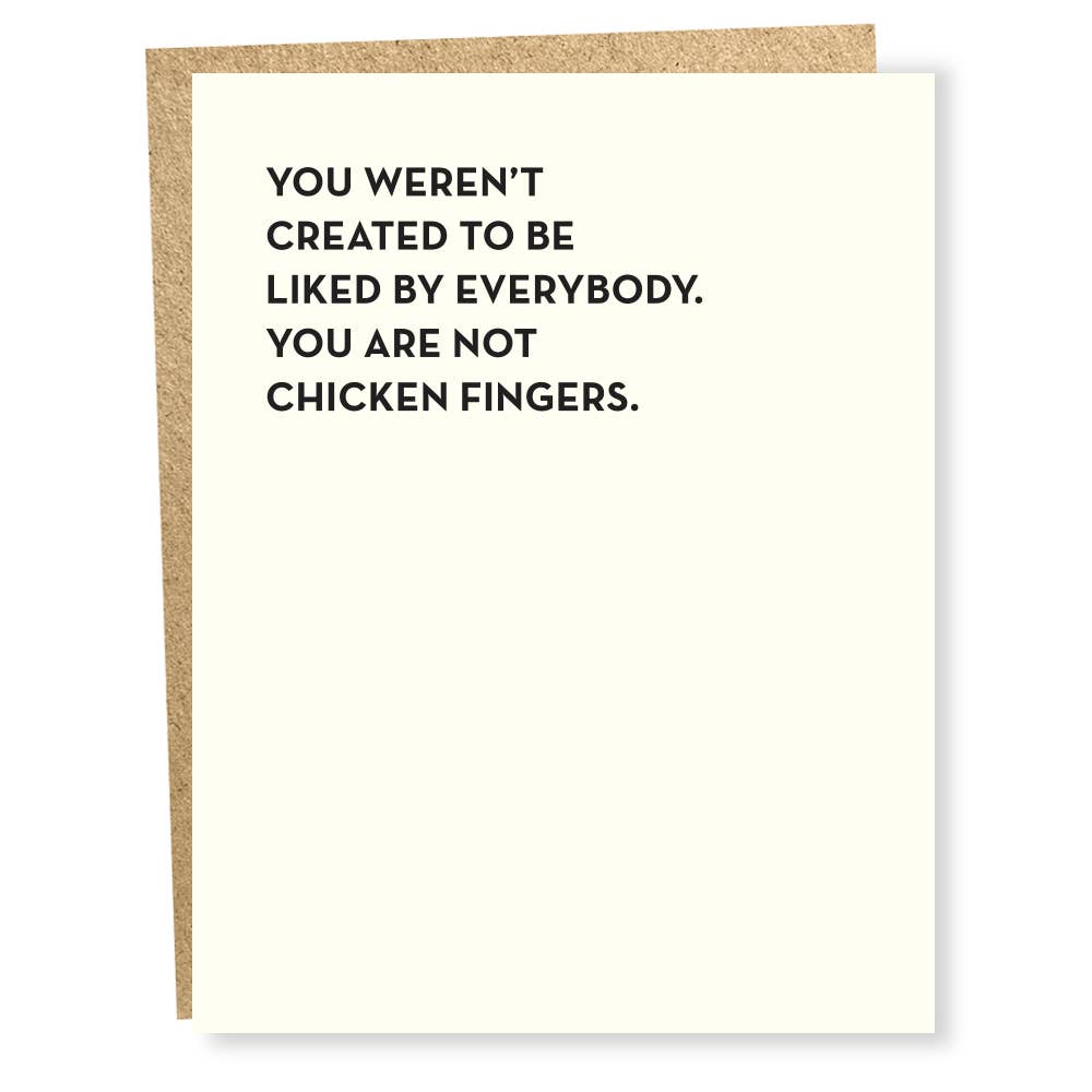 Chicken Fingers Greeting Card - Addison West 