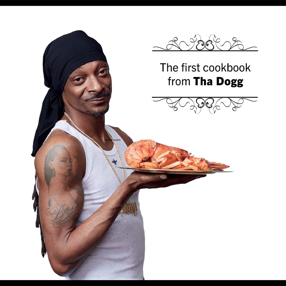 Interior pages of book 'From Crook to Cook by Snoop Dog'