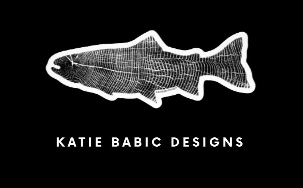 Katie Babic Native Fish Sticker - Addison West 