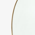 Four Hands Bellvue Round Mirror - Polished Brass - Addison West 