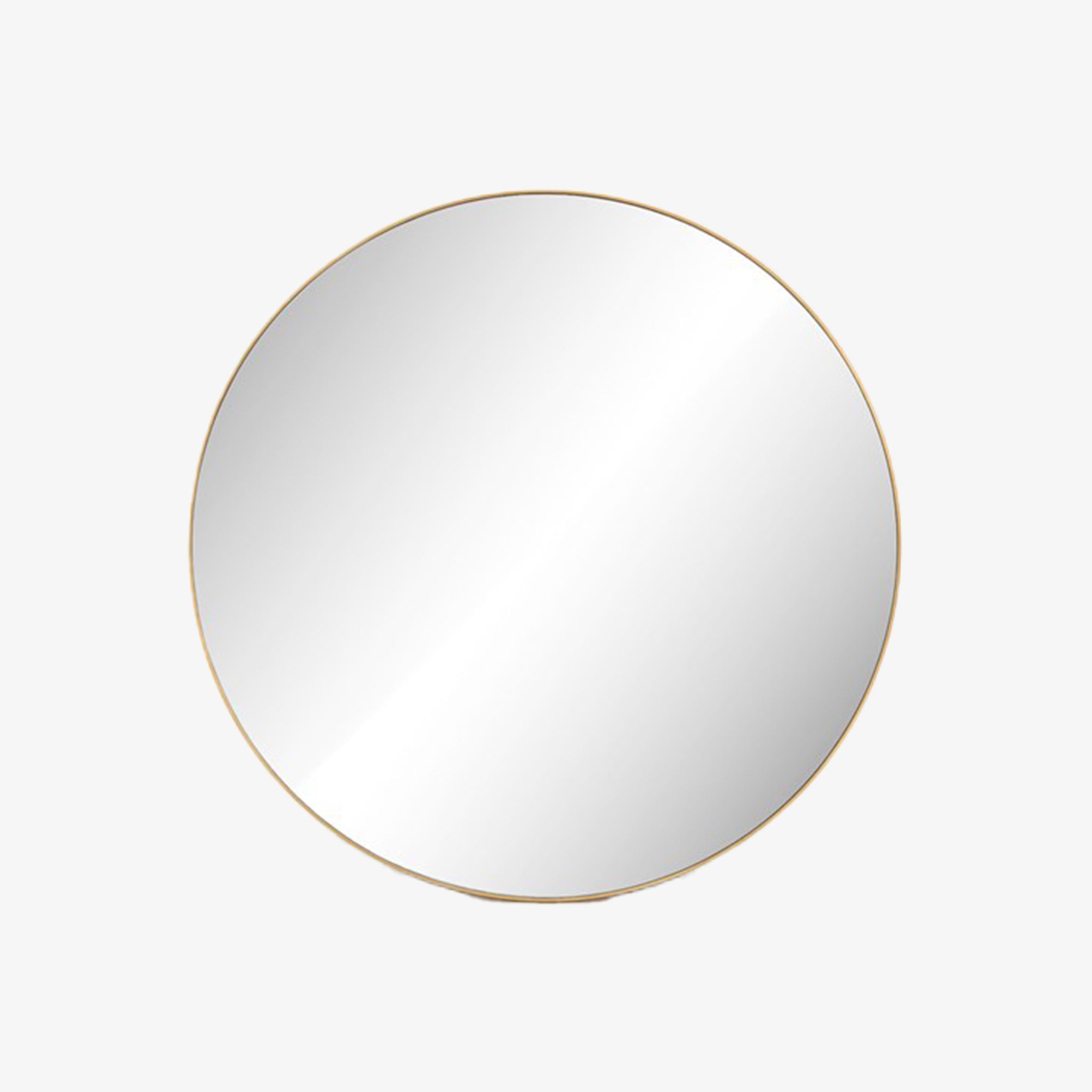 Four Hands Bellvue Round Mirror - Polished Brass - Addison West 