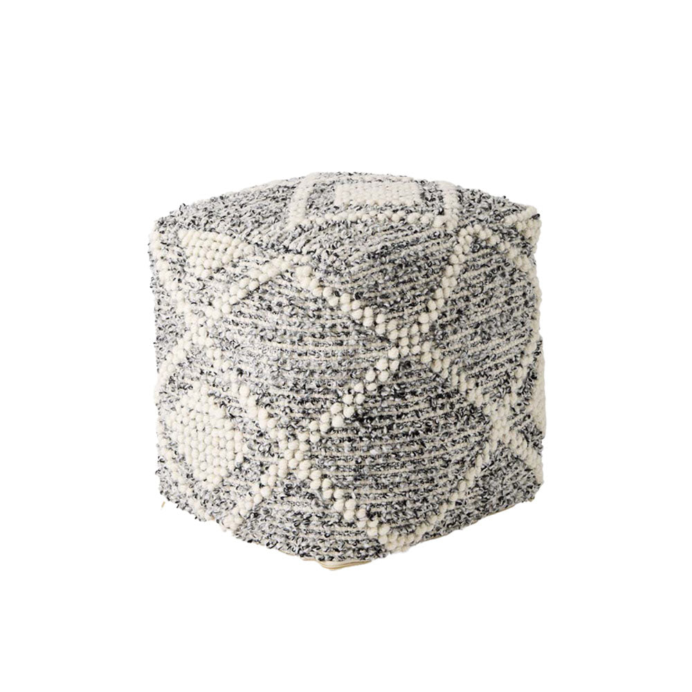 Blue Jeans Pouf - Addison West 