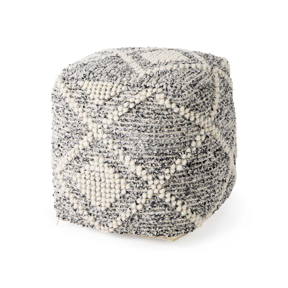 Blue Jeans Pouf - Addison West 