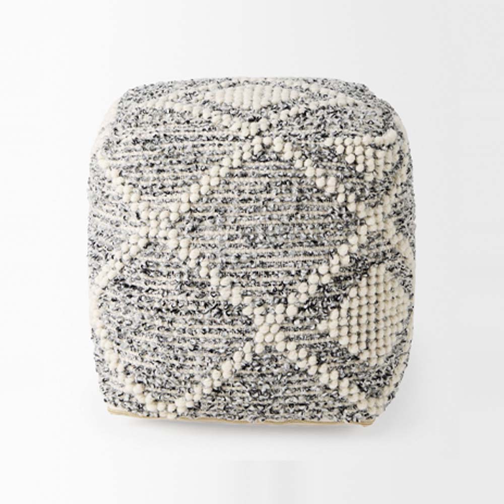 Blue Jeans Pouf - Addison West 