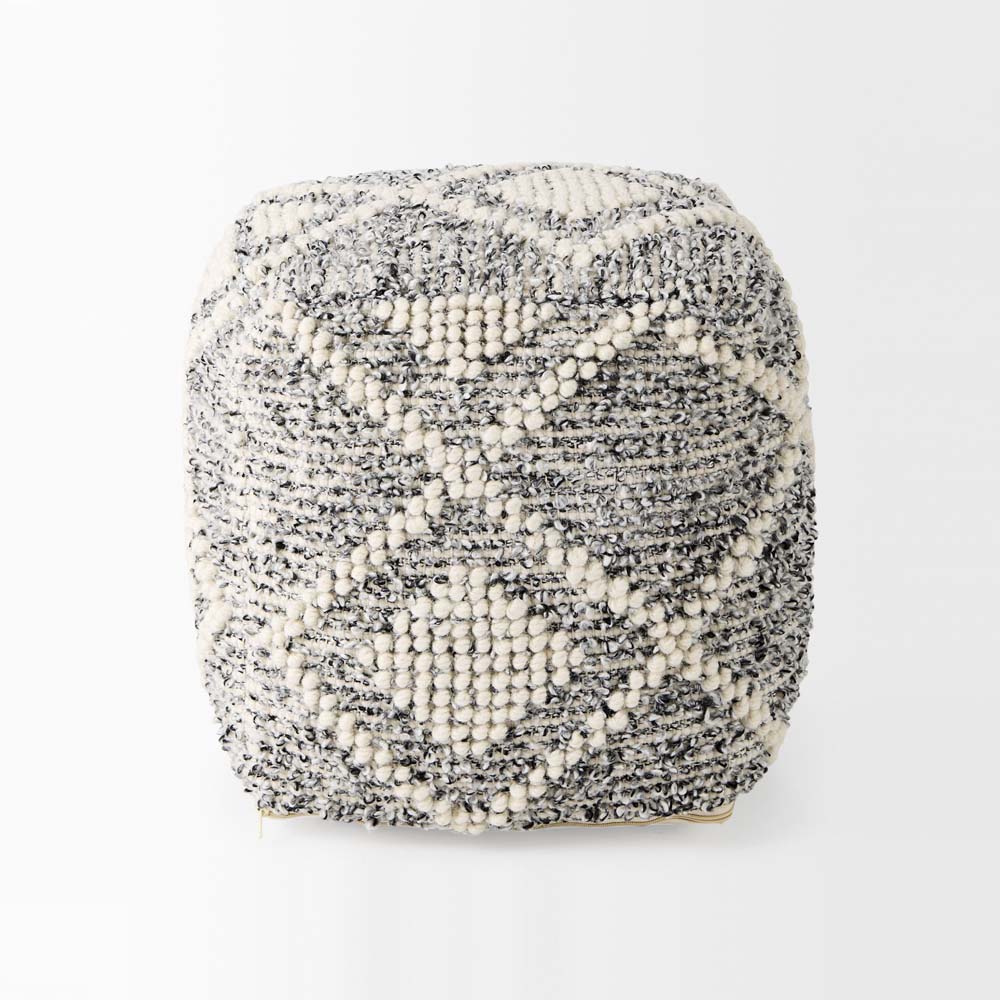 Blue Jeans Pouf - Addison West 