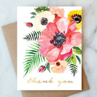 Bouquet	Thank You Greeting Card - Addison West 