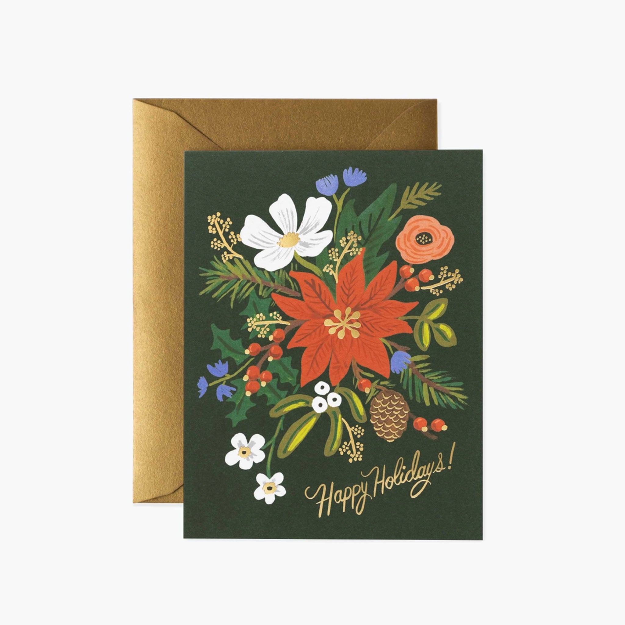 Holiday Bouquet Greeting Cards Box of 8 - Addison West 