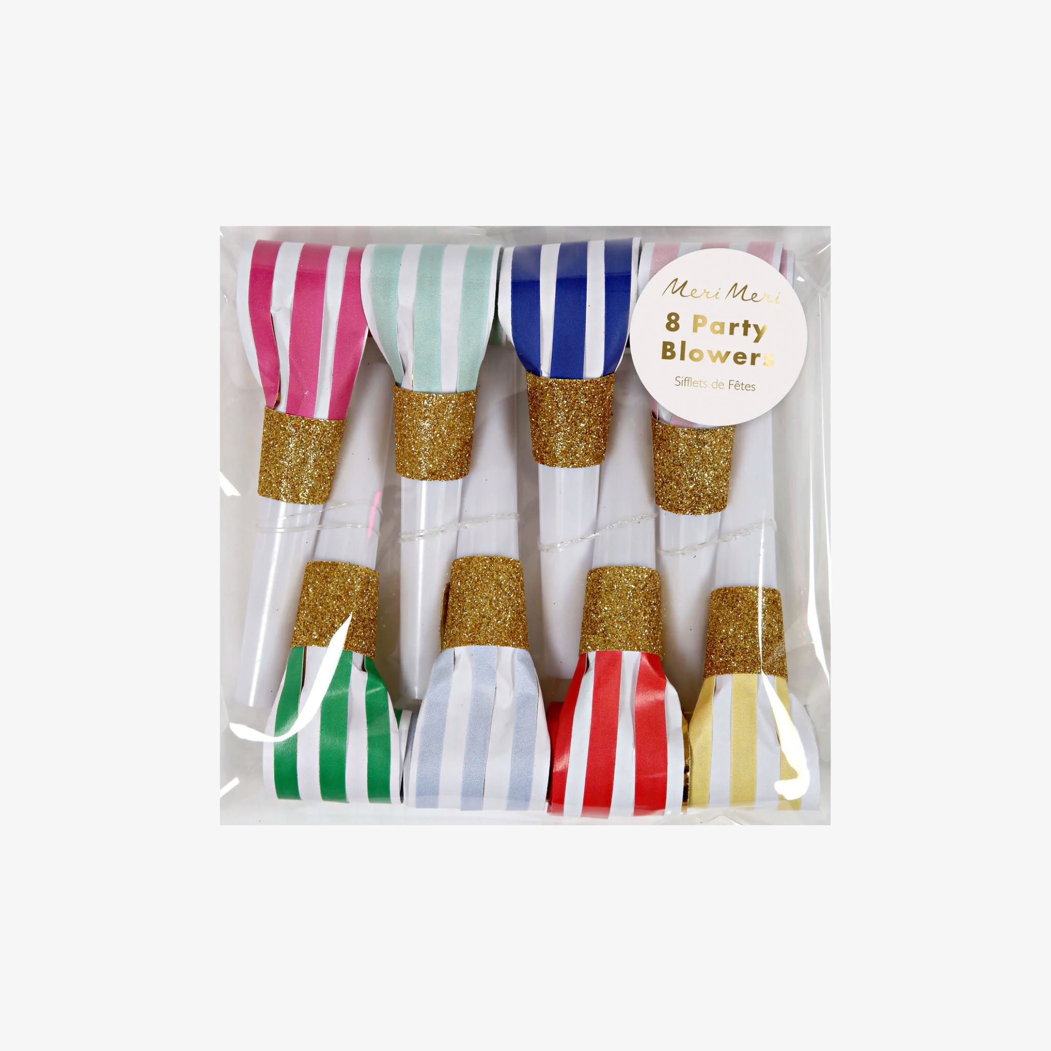 Meri Meri Bright Stripe Party Blowers - Addison West 