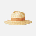 Briston Joanna straw hat with honey lion grosgrain band