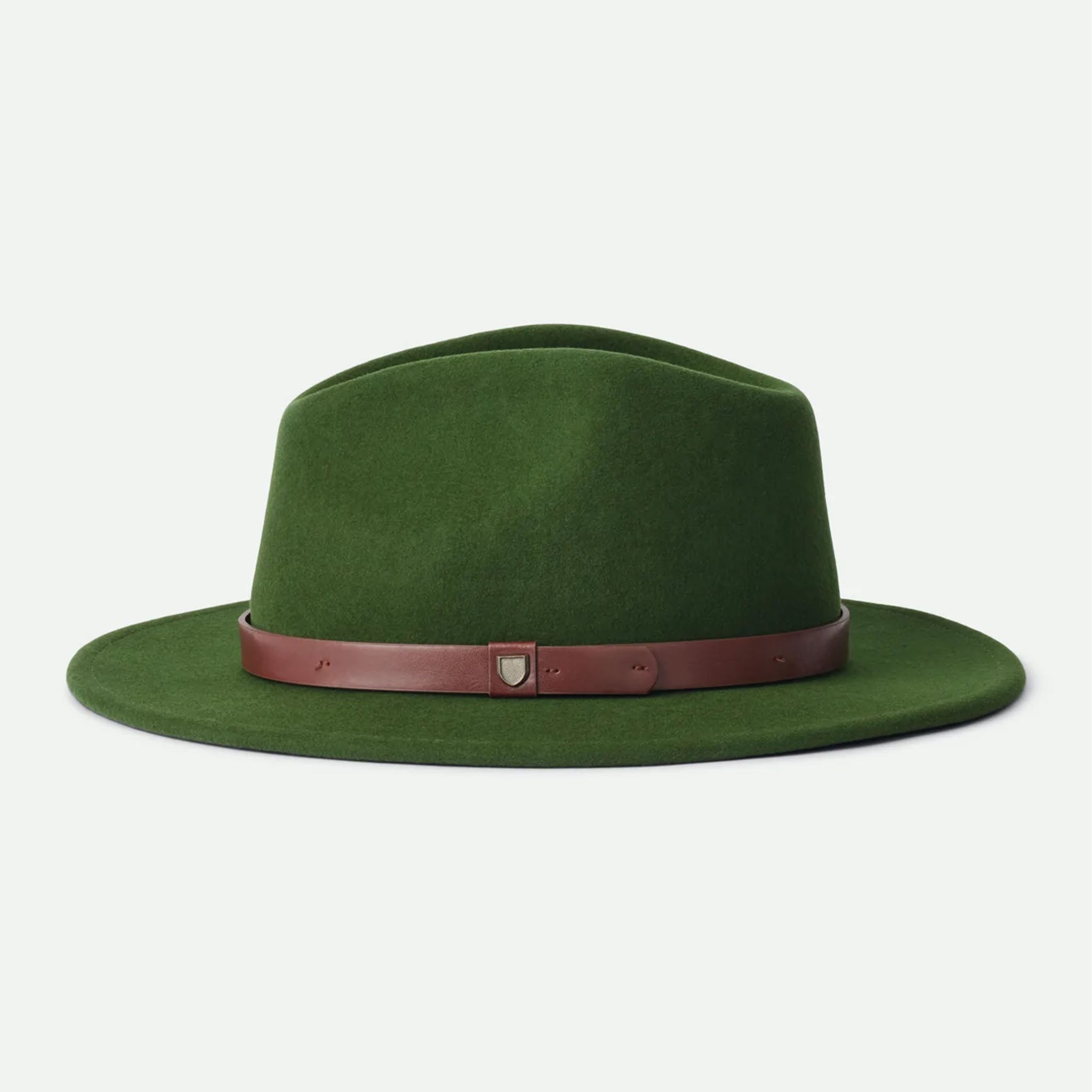 Brixton Messer Fedora in Moss - Addison West 