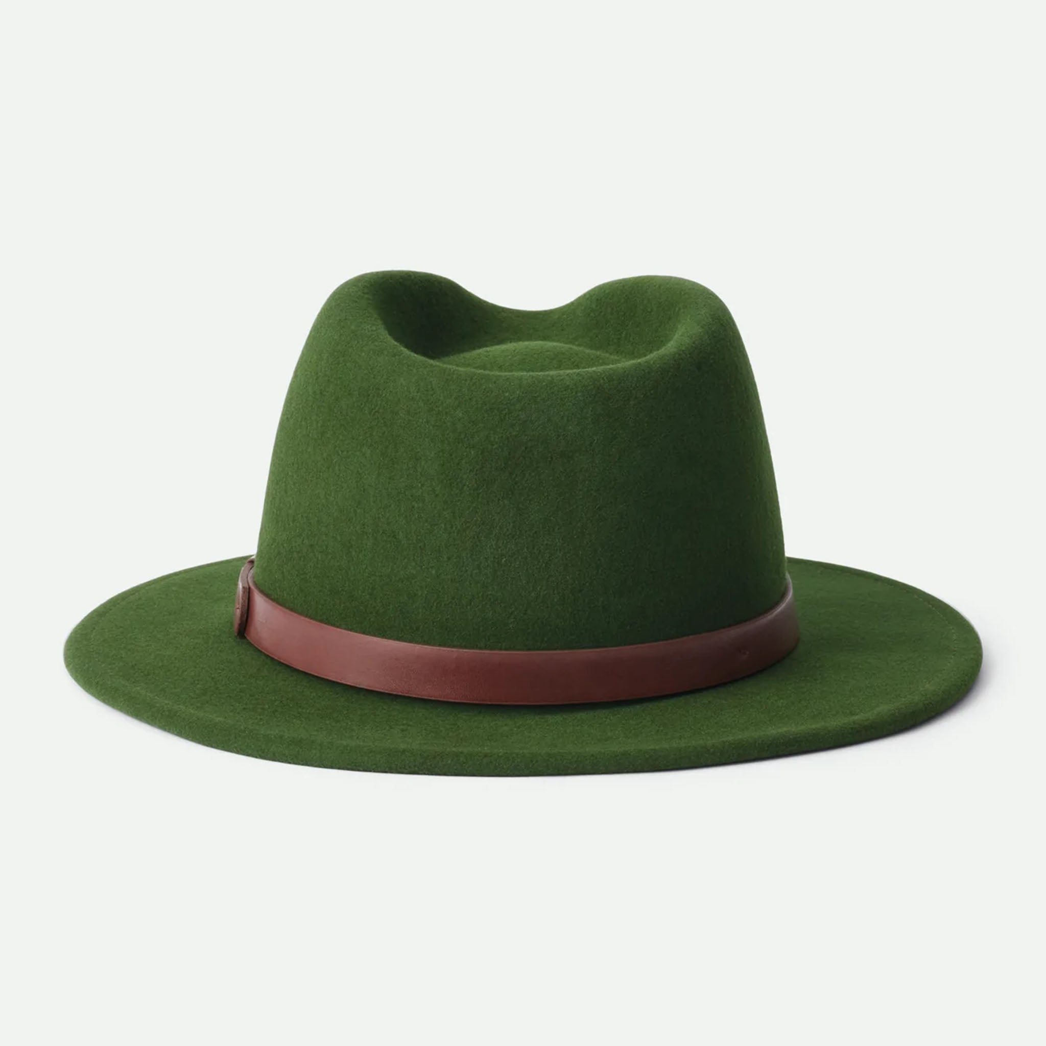 Brixton Messer Fedora in Moss - Addison West 