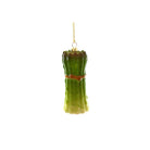 Asparagus holiday ornament by Cody Foster on white background