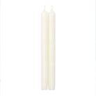 Caspari 10" Crown Candle Pair in White 