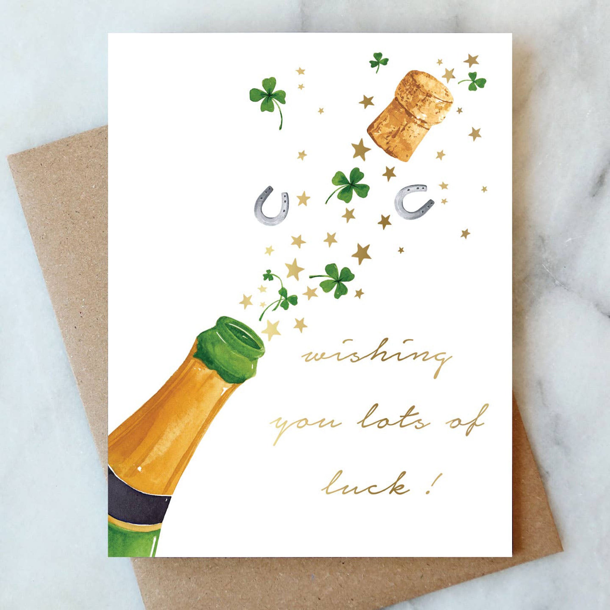 Charms Wishing You Luck Card - Addison West 