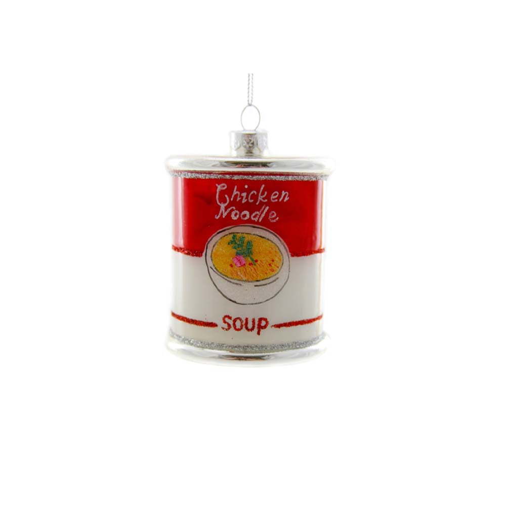 Cody Foster chicken noodle soup ornament on a white background