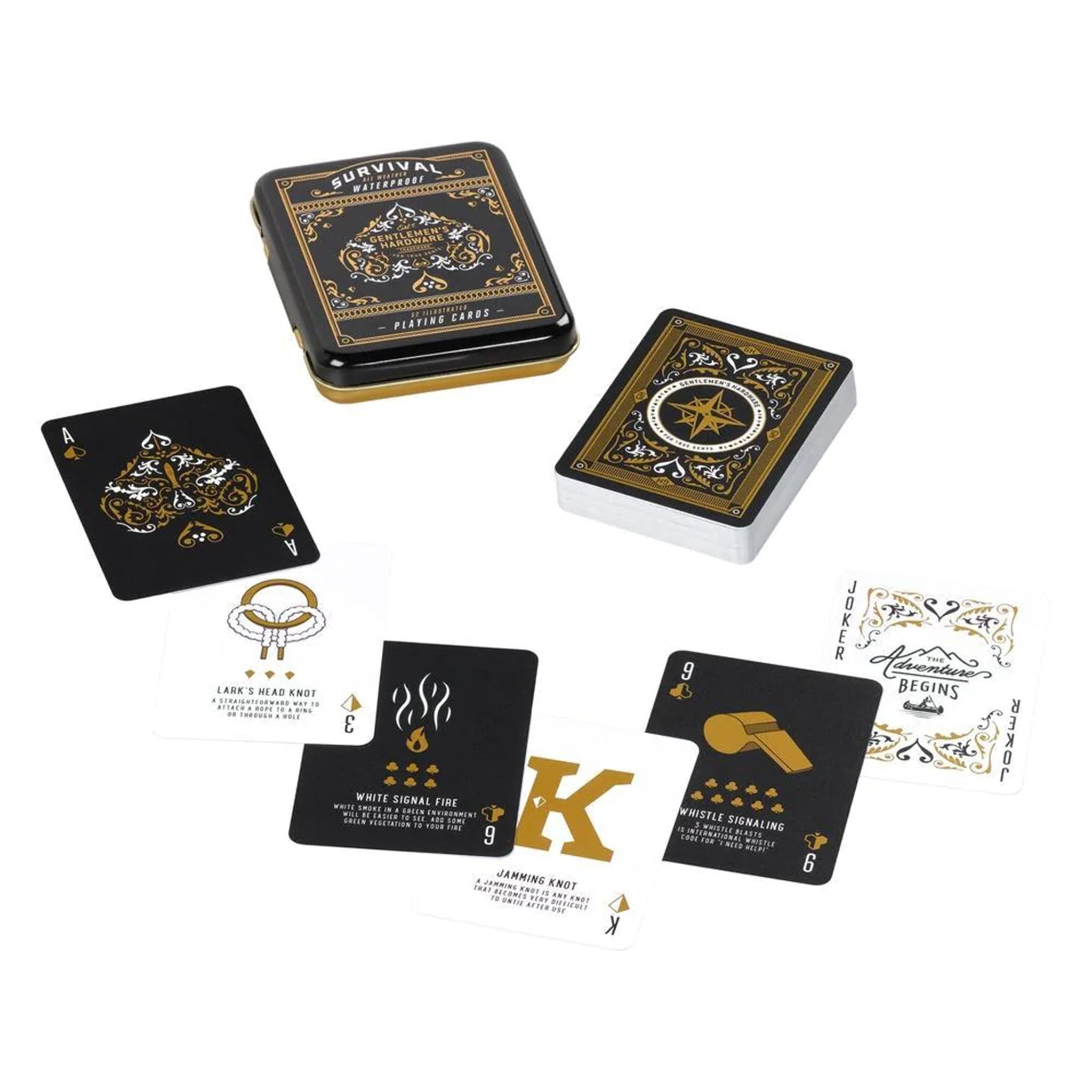 Waterproof Survival Tips Playing Cards - Addison West 