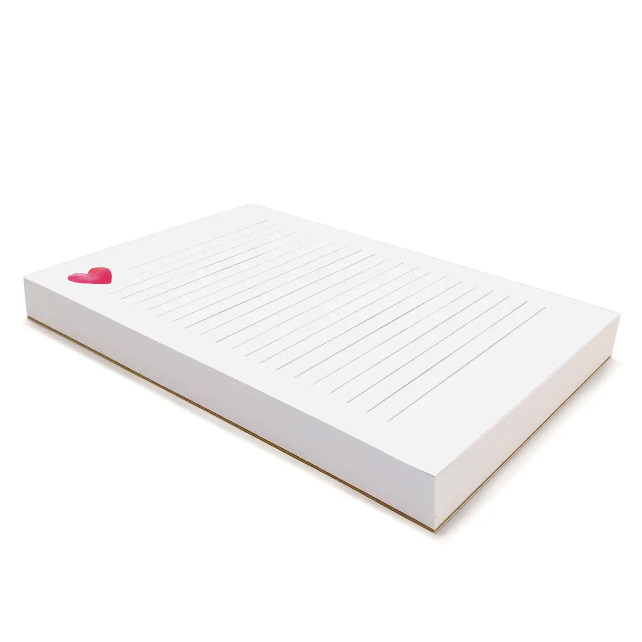 Heart Lined Notepad - Addison West 