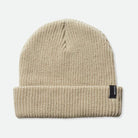 Brixton Heist Beanie in beige on a white background