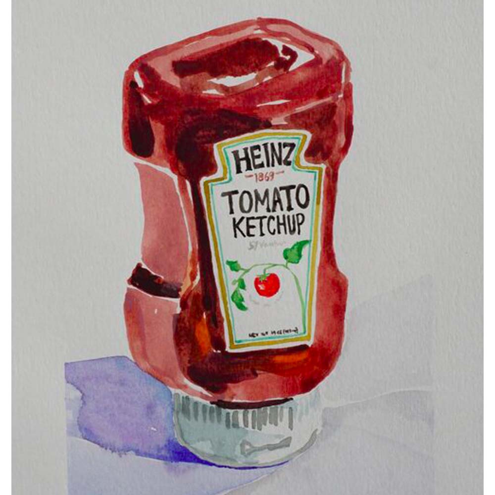 Ketchup Greeting Card - Addison West 