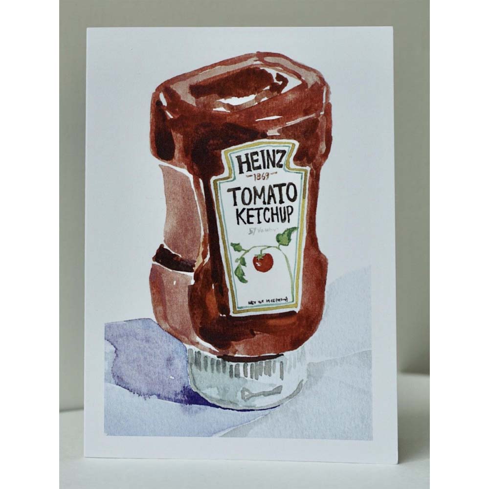 Ketchup Greeting Card - Addison West 