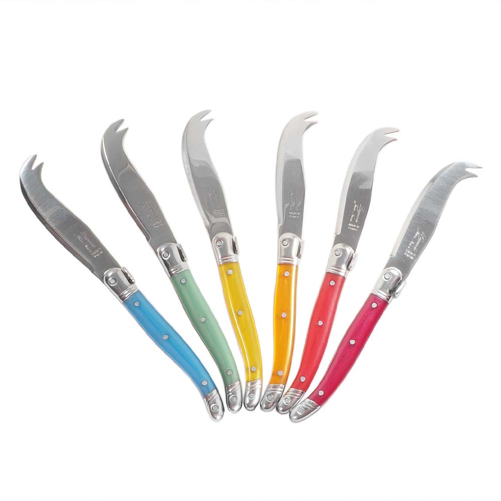 Laguiole Rainbow Fork Tipped Cheese Knife - Addison West 