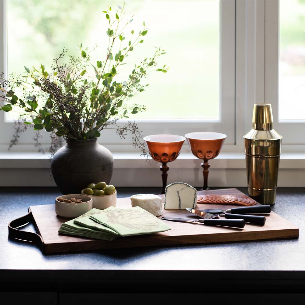 Leather? Meet Walnut Serving Board - Addison West 