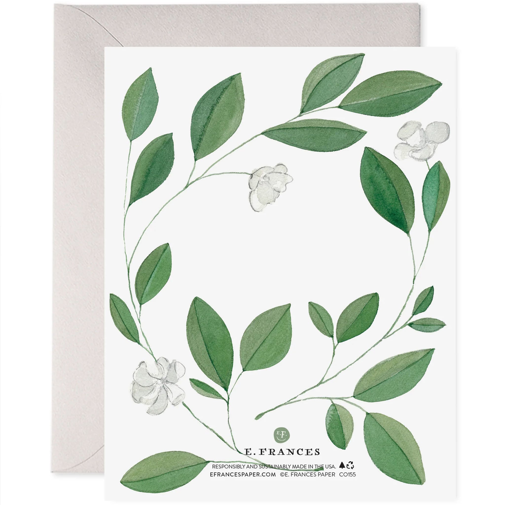 Magnolia Condolence Greeting Card - Addison West 