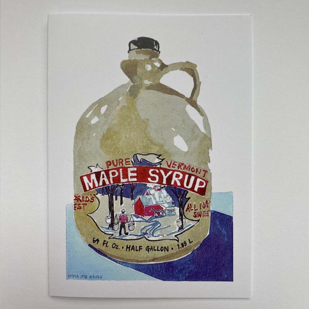 Maple Syrup Greeting Card - Addison West 