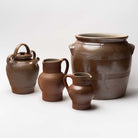 Collection of Poterie Renault French pottery pieces on a white background