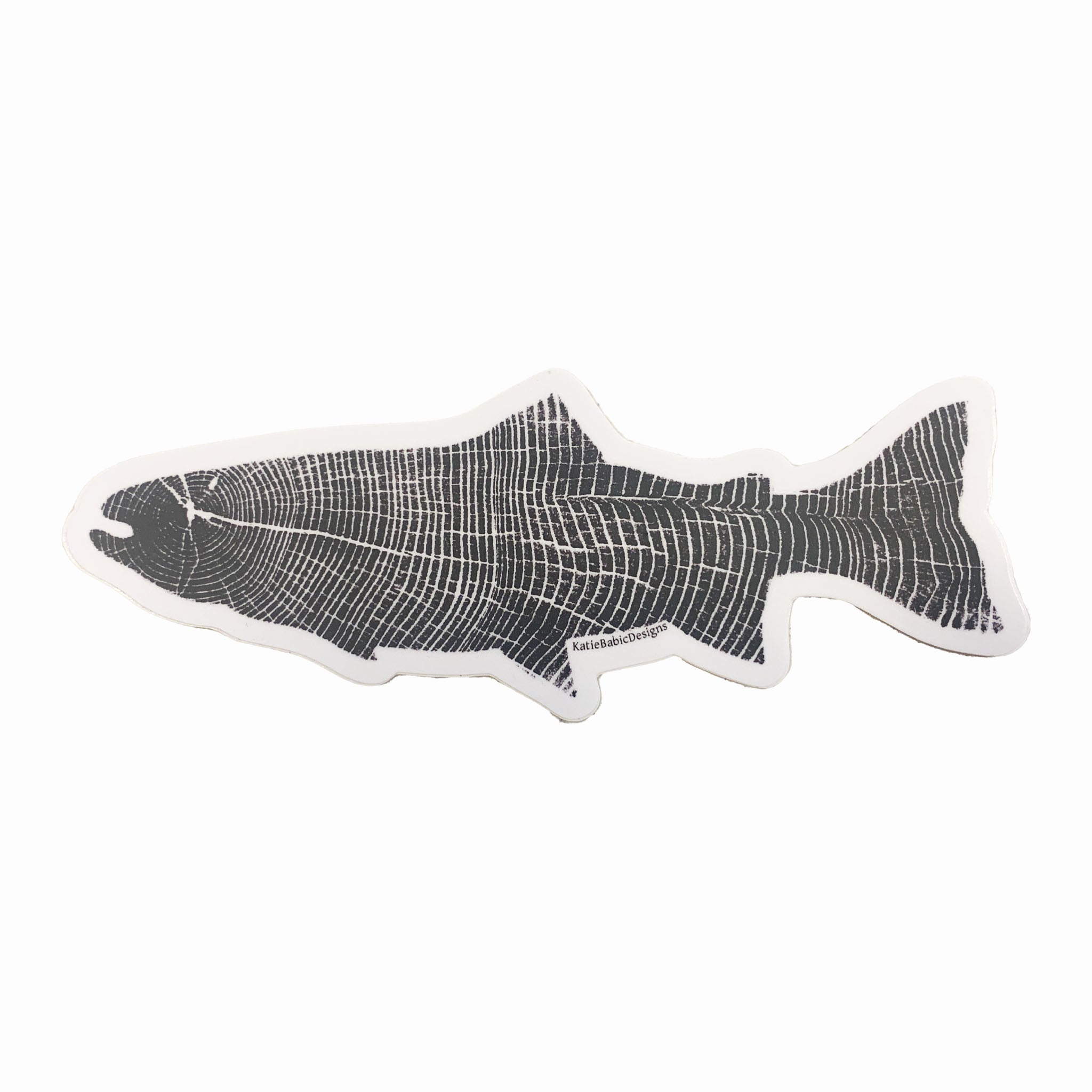 Katie Babic Native Fish Sticker - Addison West 