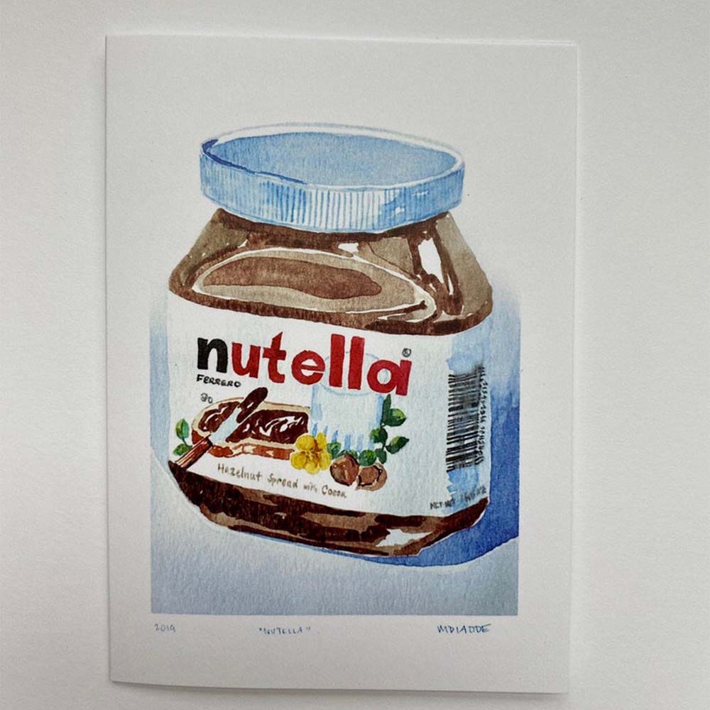 Nutella Greeting Card - Addison West 