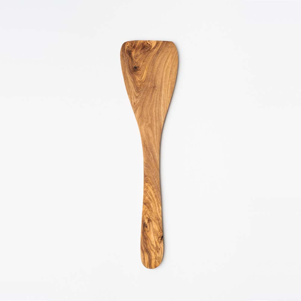 Olive Wood Spatula on a white background