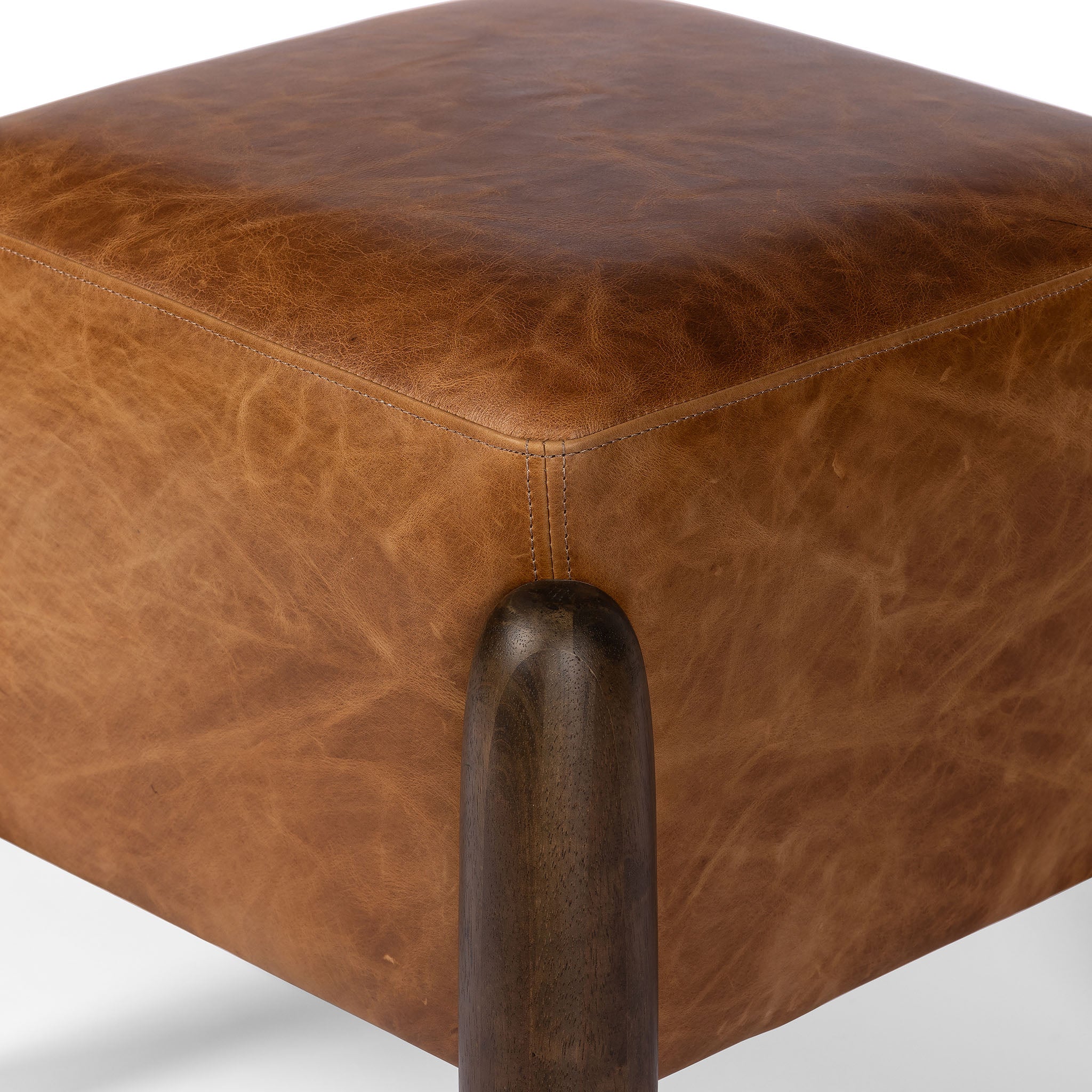 Four Hands Oaklynn Ottoman - Addison West 