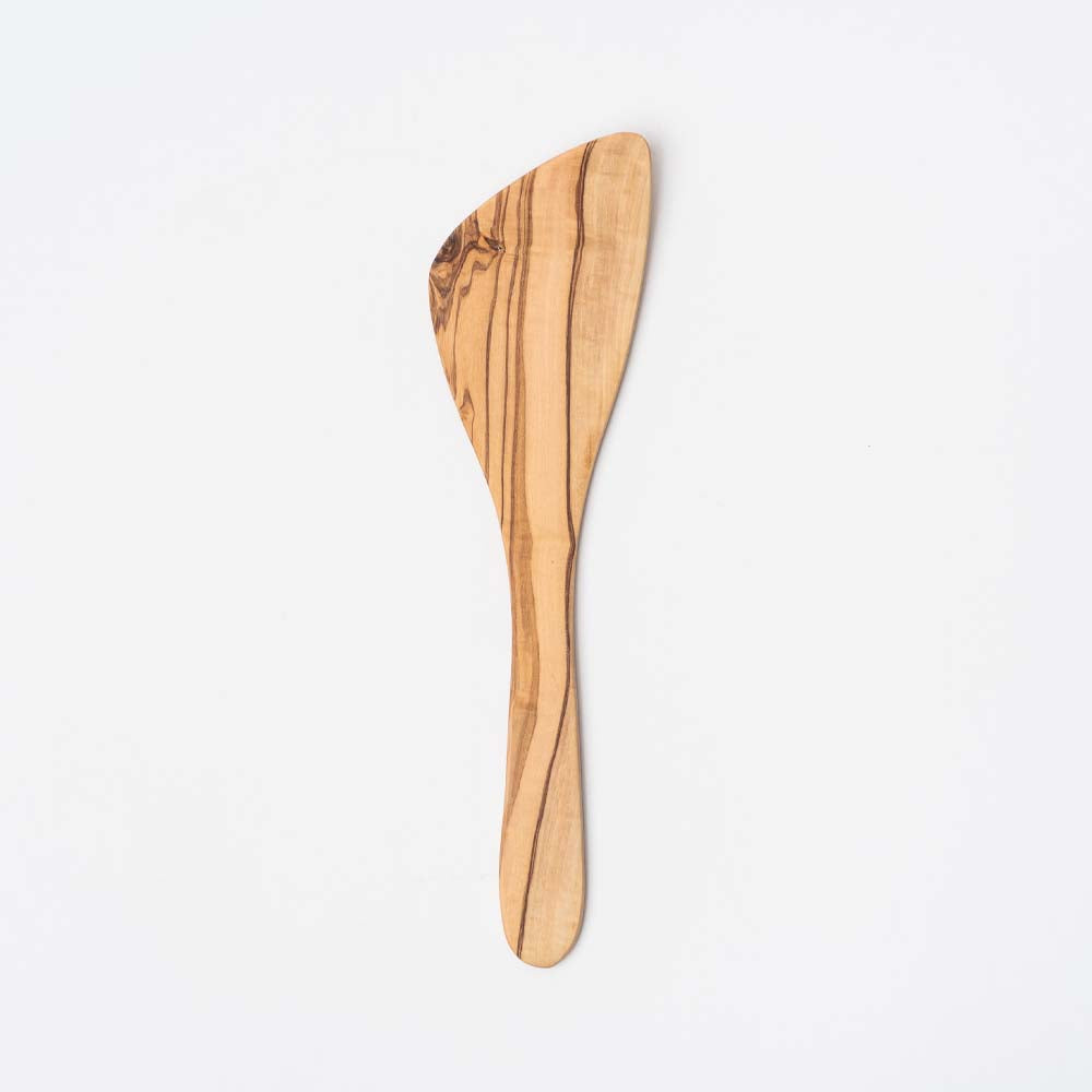 Olive Wood Spatula on a white background