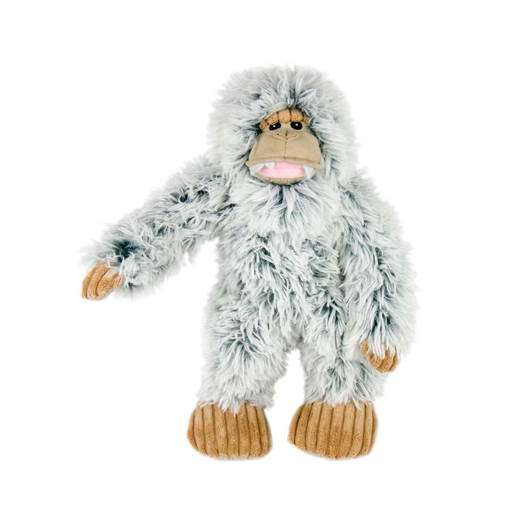 Tall Tails brand plush Yeti dog Toy on a white background