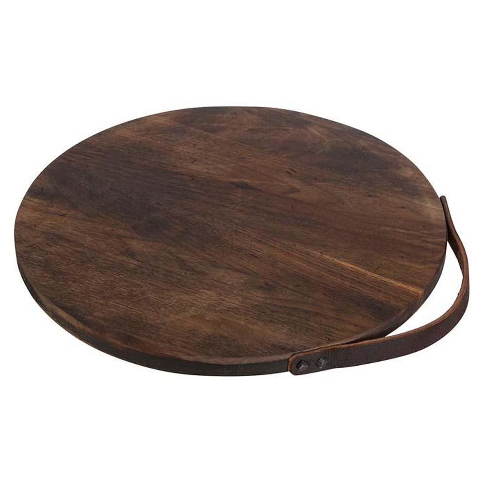 Round Serving Board with handle