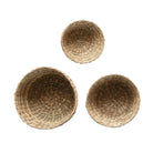 Set of 3 Seagrass Baskets - Addison West 