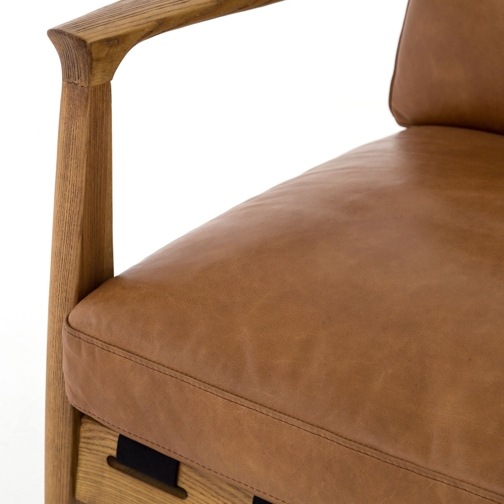 Four Hands Silas Chair in Patina Copper Leather - Addison West 