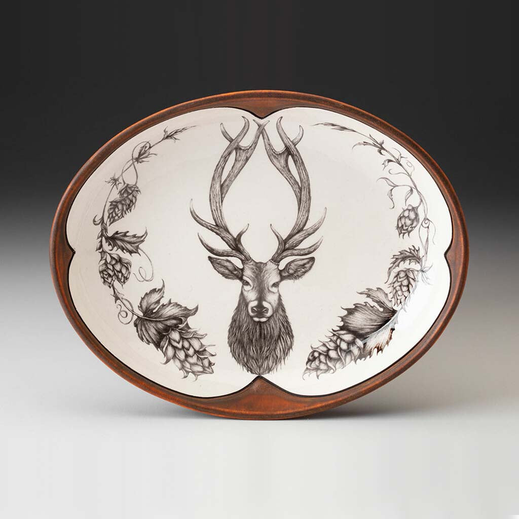 Laura Zindel Red Stag Small Serving Dish - Addison West 