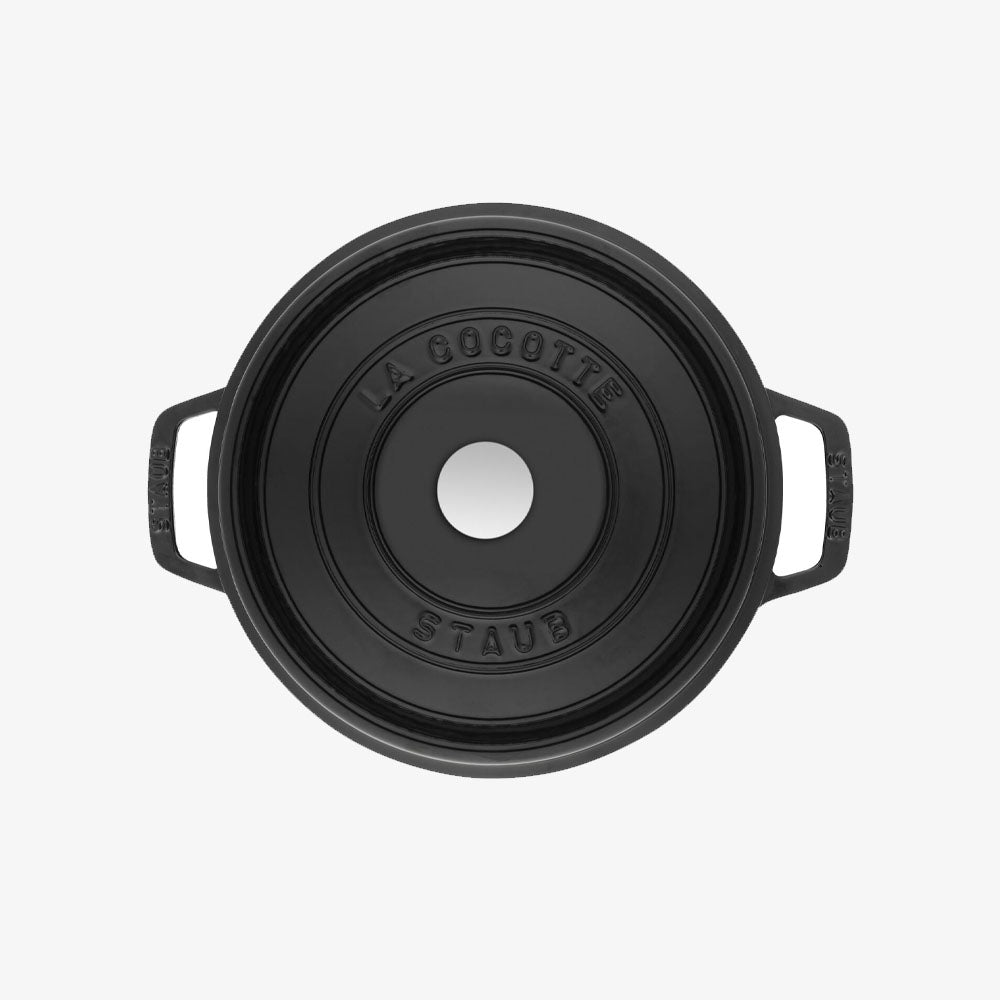 Staub 5 QT High Cocotte - Black - Addison West 