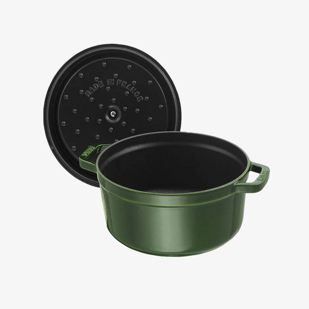 Staub 7 QT Cocotte - Basil - Addison West 